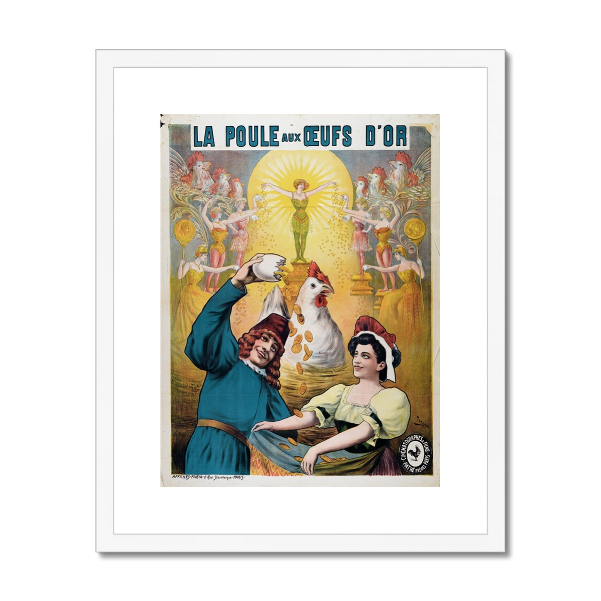 Poule Aux Oeufs D'or | 1905  Framed & Mounted Print