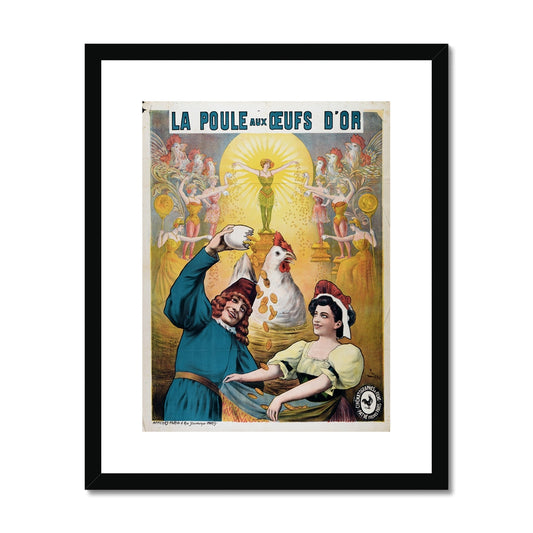 Poule Aux Oeufs D'or | 1905  Framed & Mounted Print